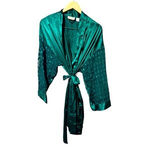 Victoria's Secret Teal Robe Vintage